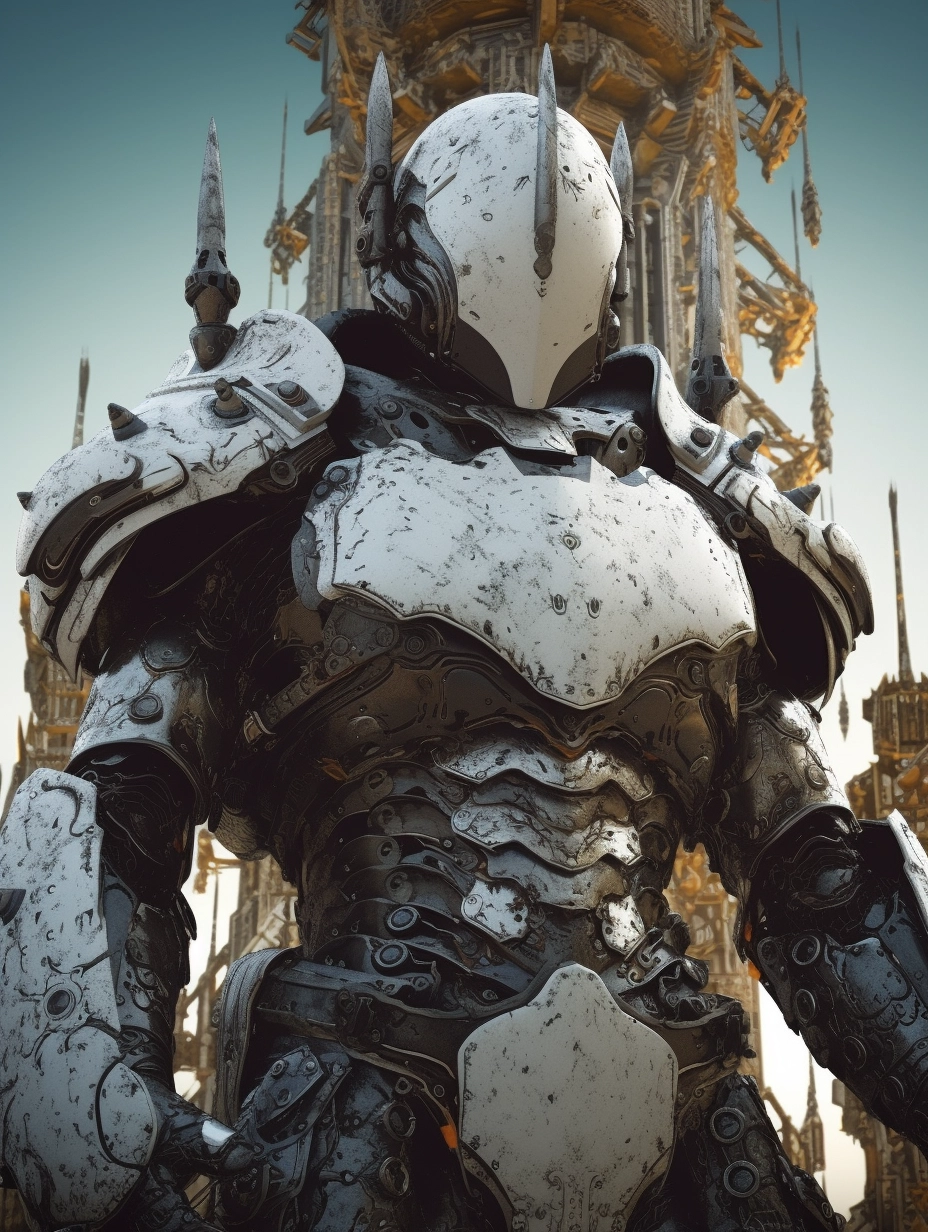 Get Futuristic with Cybernetic Knight Armor