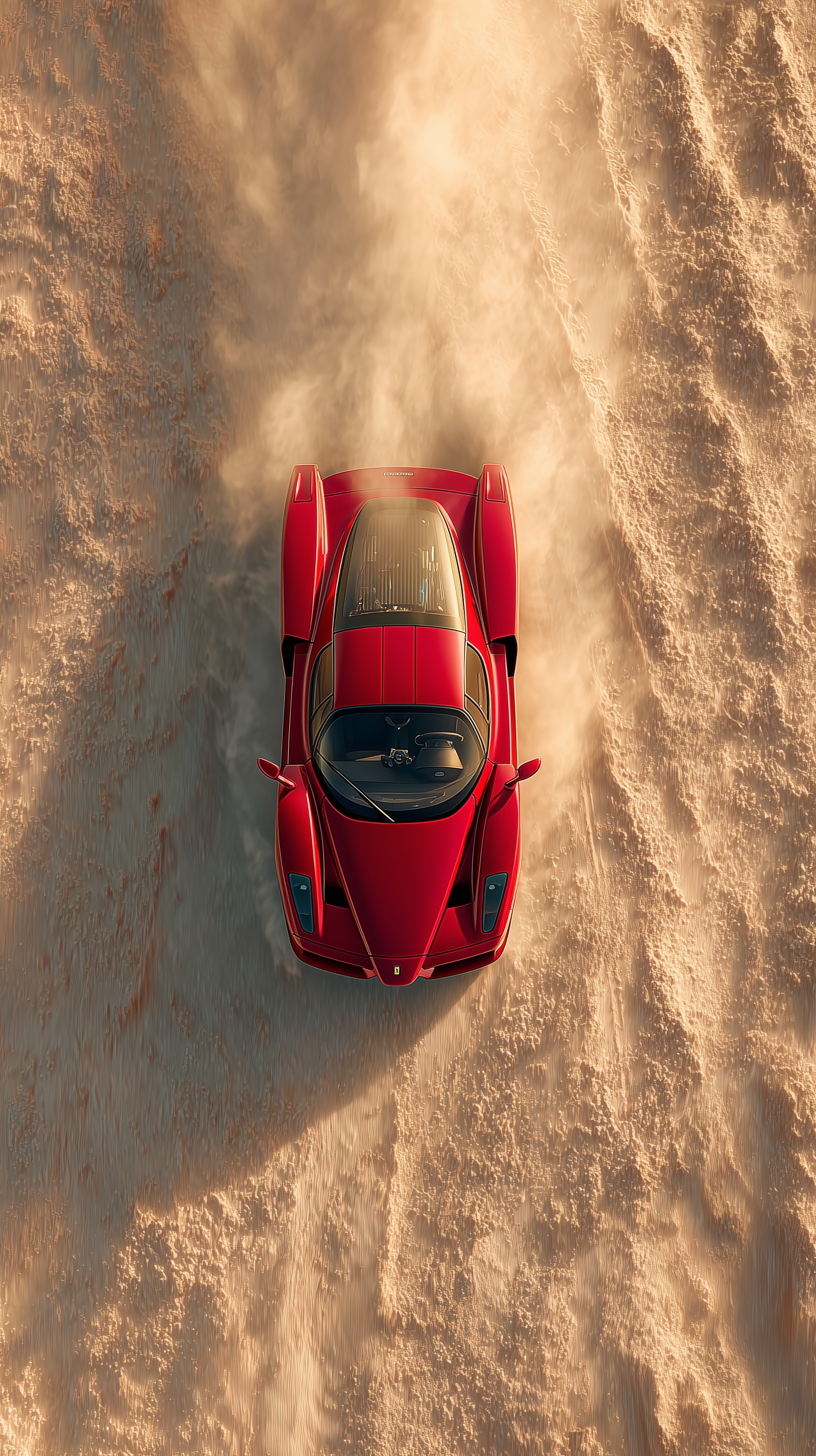 Unleash Adventure: Enzo Ferrari in the Sand
