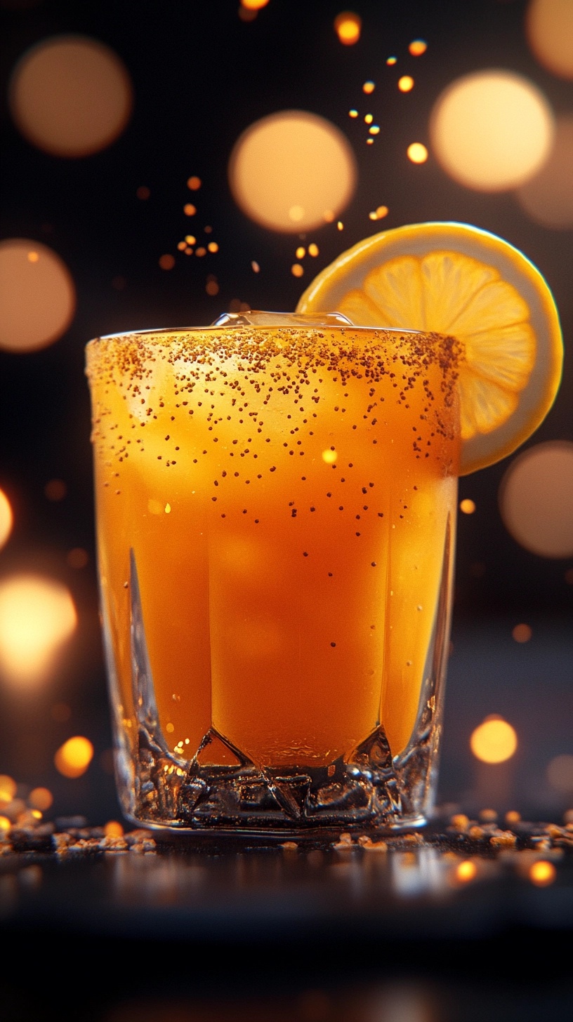 Cozy Citrus Delight: Vibrant Drink Experience