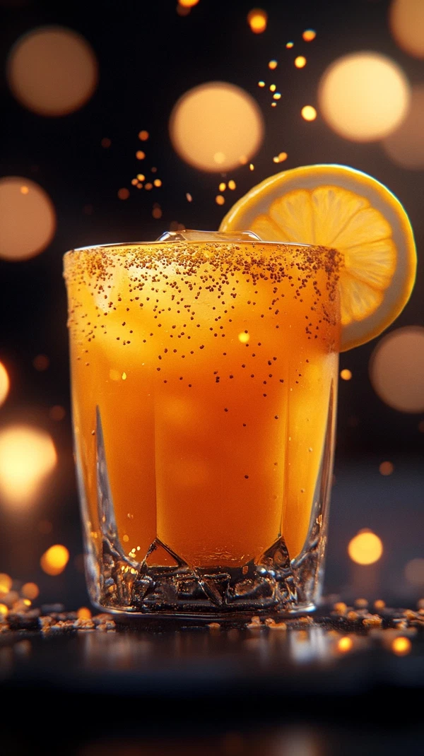 Cozy Citrus Delight: Vibrant Drink Experience