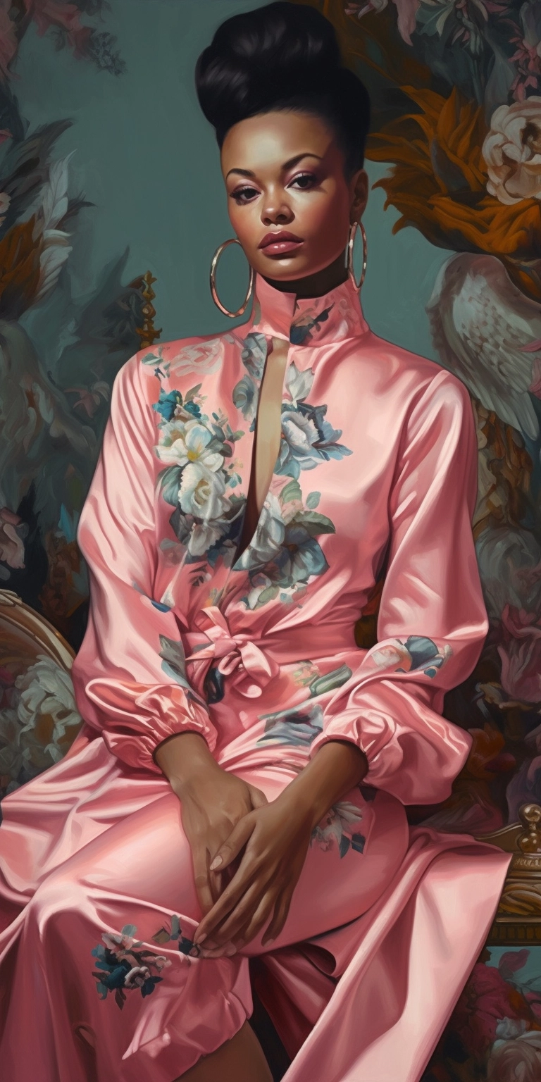 Opulent Manapunk Portrait in Photorealistic Fantasy Style