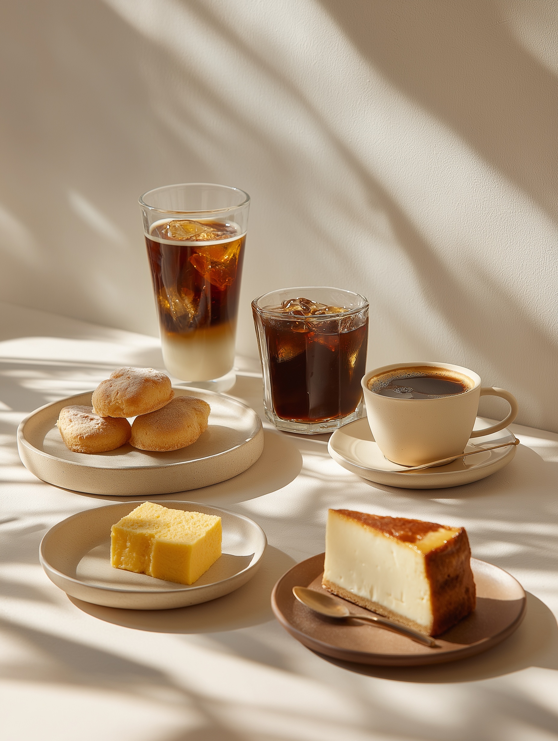 Delicious Coffee Sets: Iced & Hot Treat Combinations