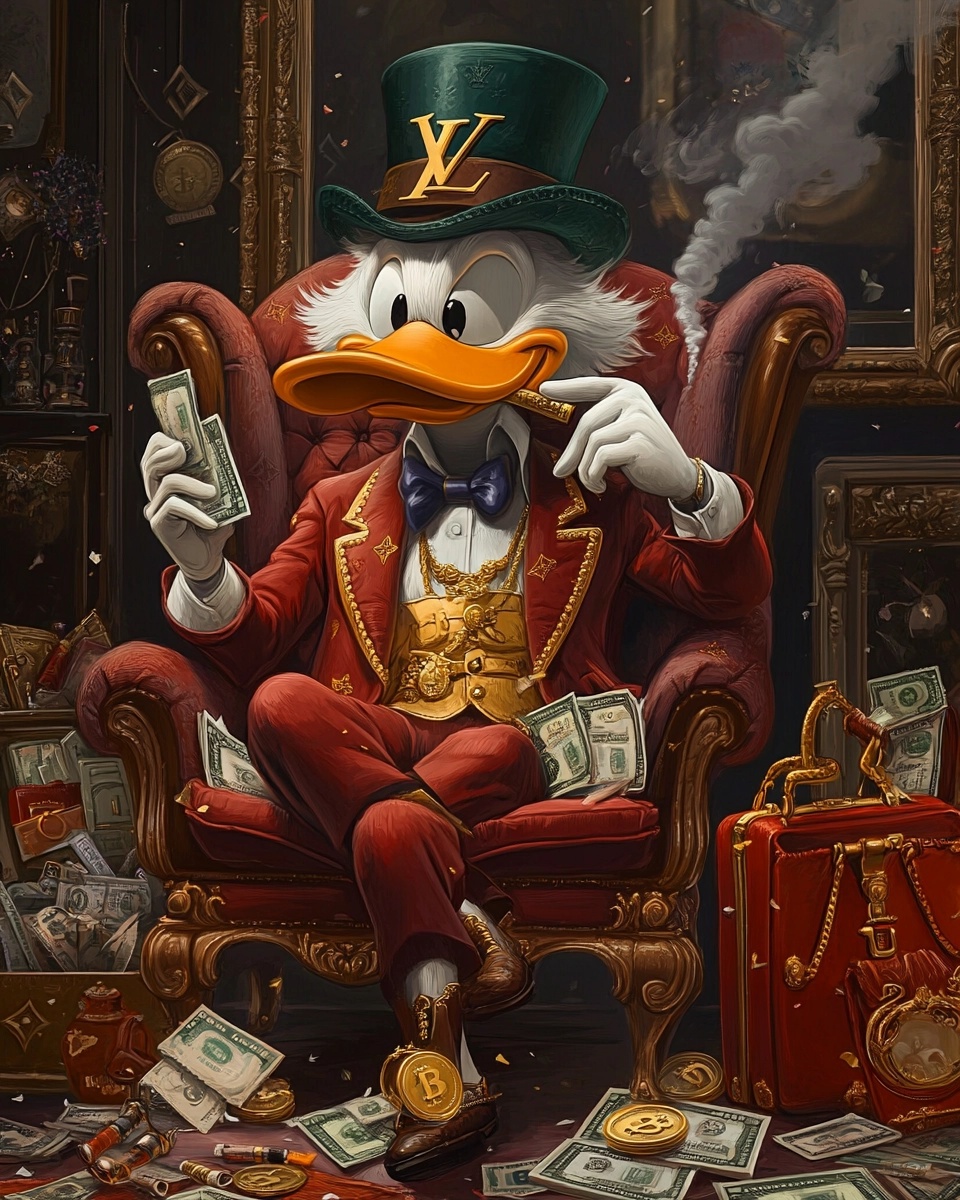 Unleash Luxury: Scrooge McDuck's Opulent World