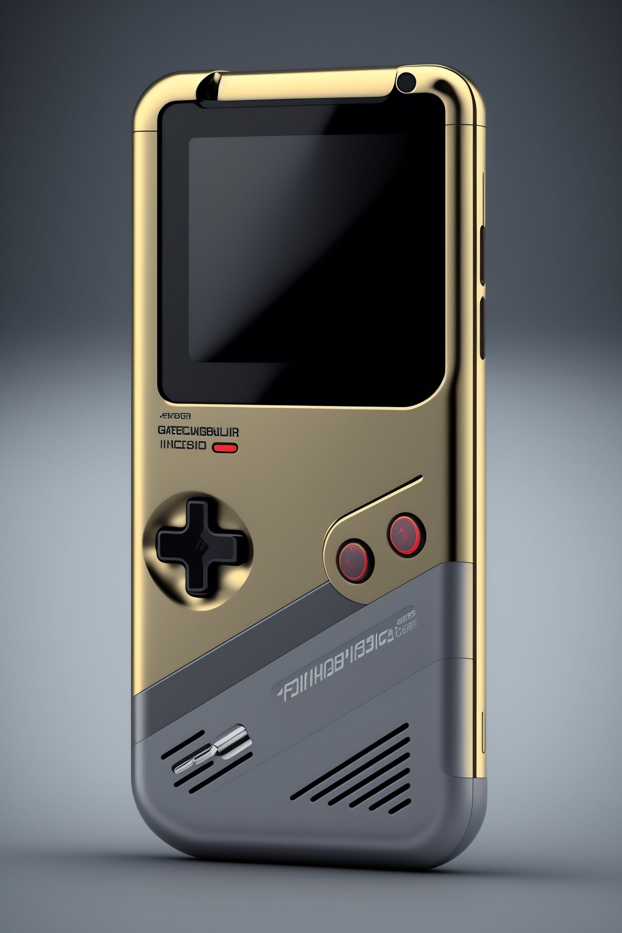 Sleek & Stunning Futuristic Gameboy Console