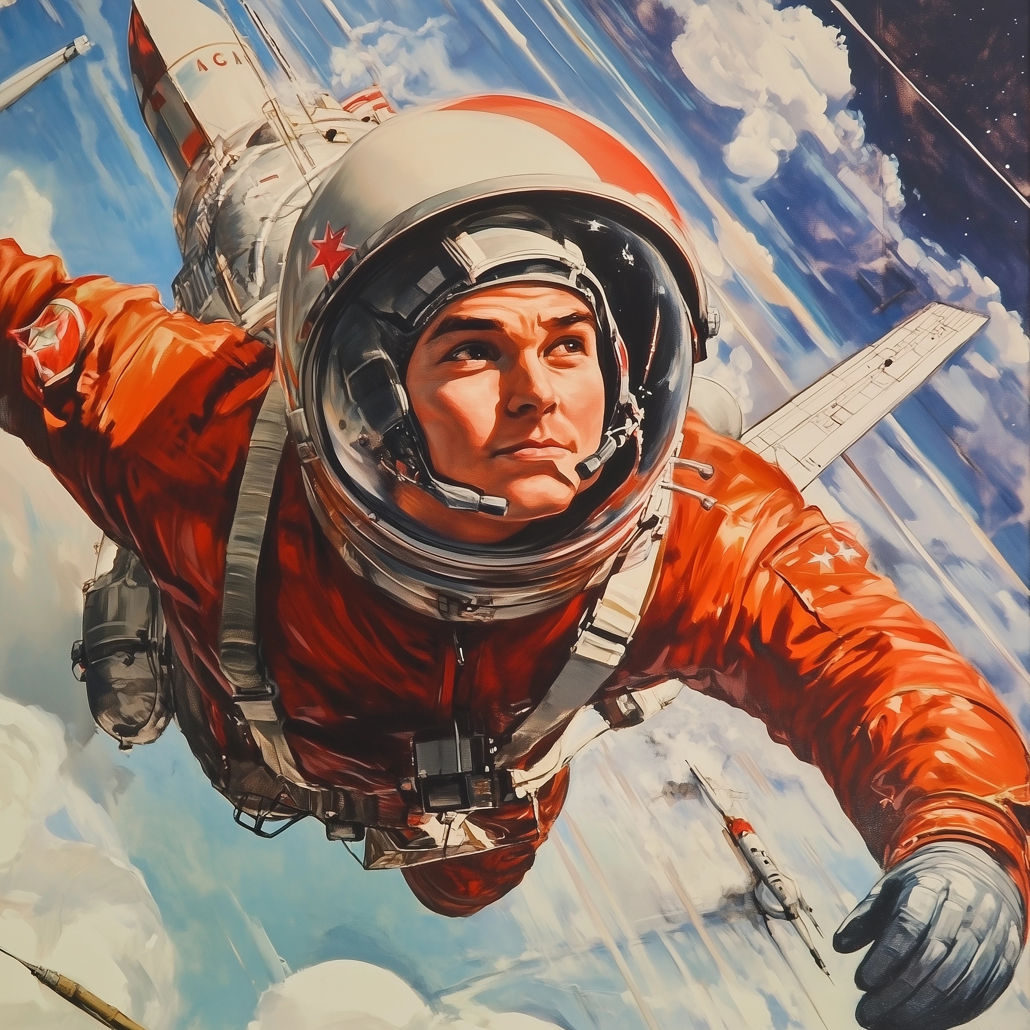 Explore Soviet Space: A Journey Through Propaganda Art