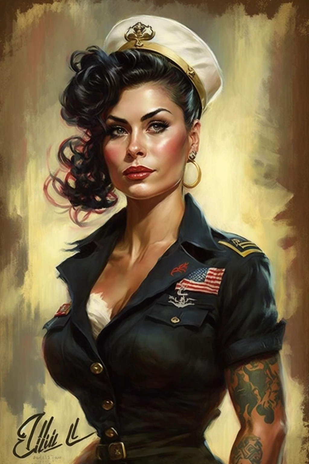 Stunning Pin-Up Art by Elvgreen & Bell