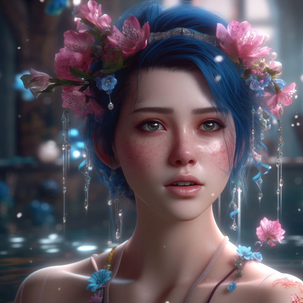 Hyper-Realistic Flower Princess: Contest Winner