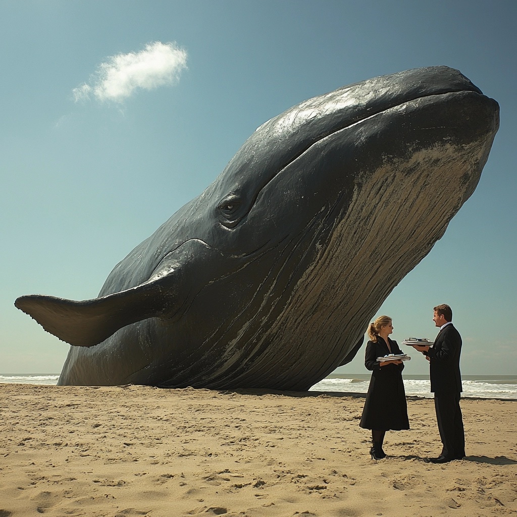 Whale Encounter: Business Elegance by the Shore