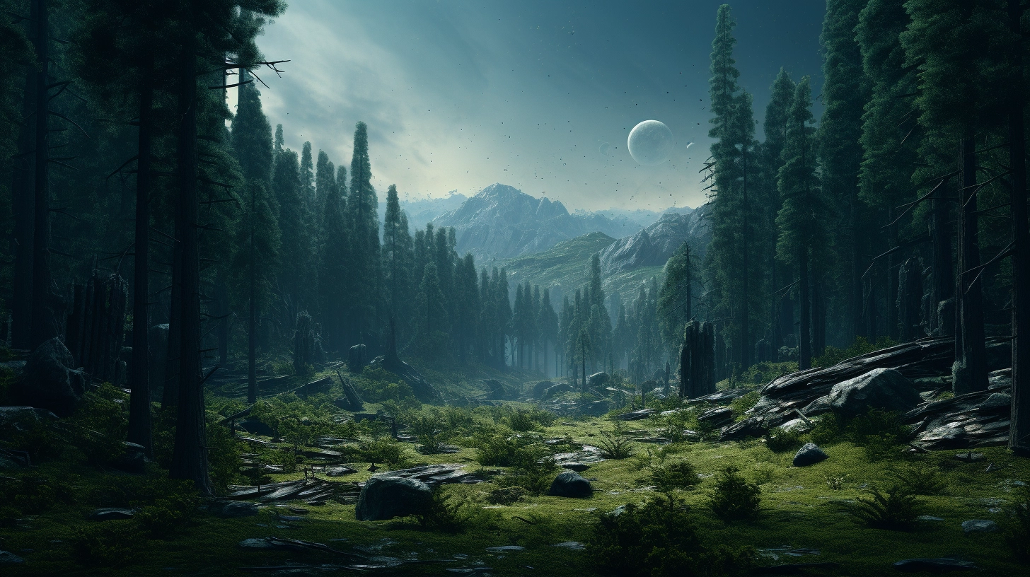 Journey to a Cinematic Forest Planet - Like Star Wars