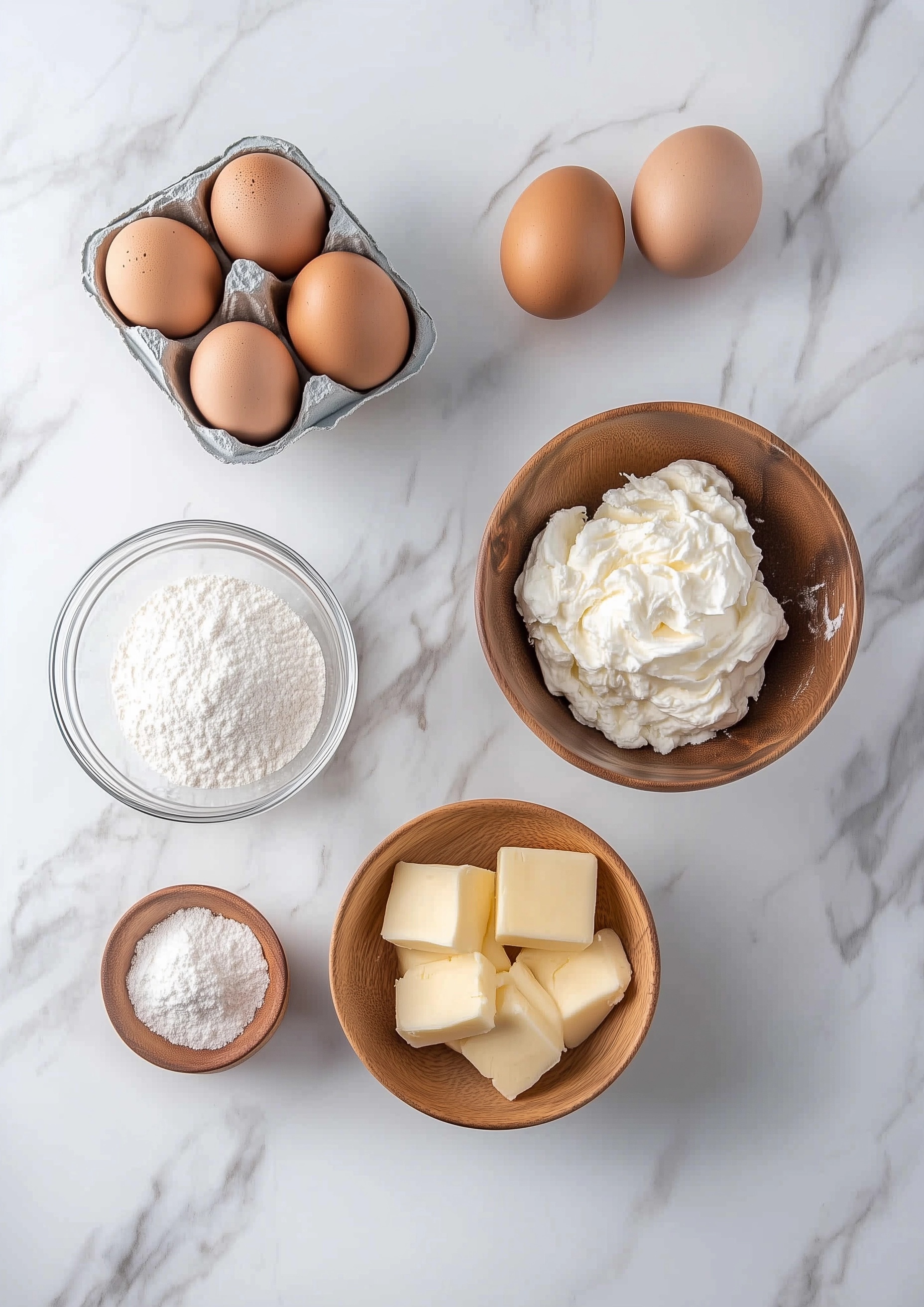 Perfect Scone Ingredients - Organized & Ready to Bake