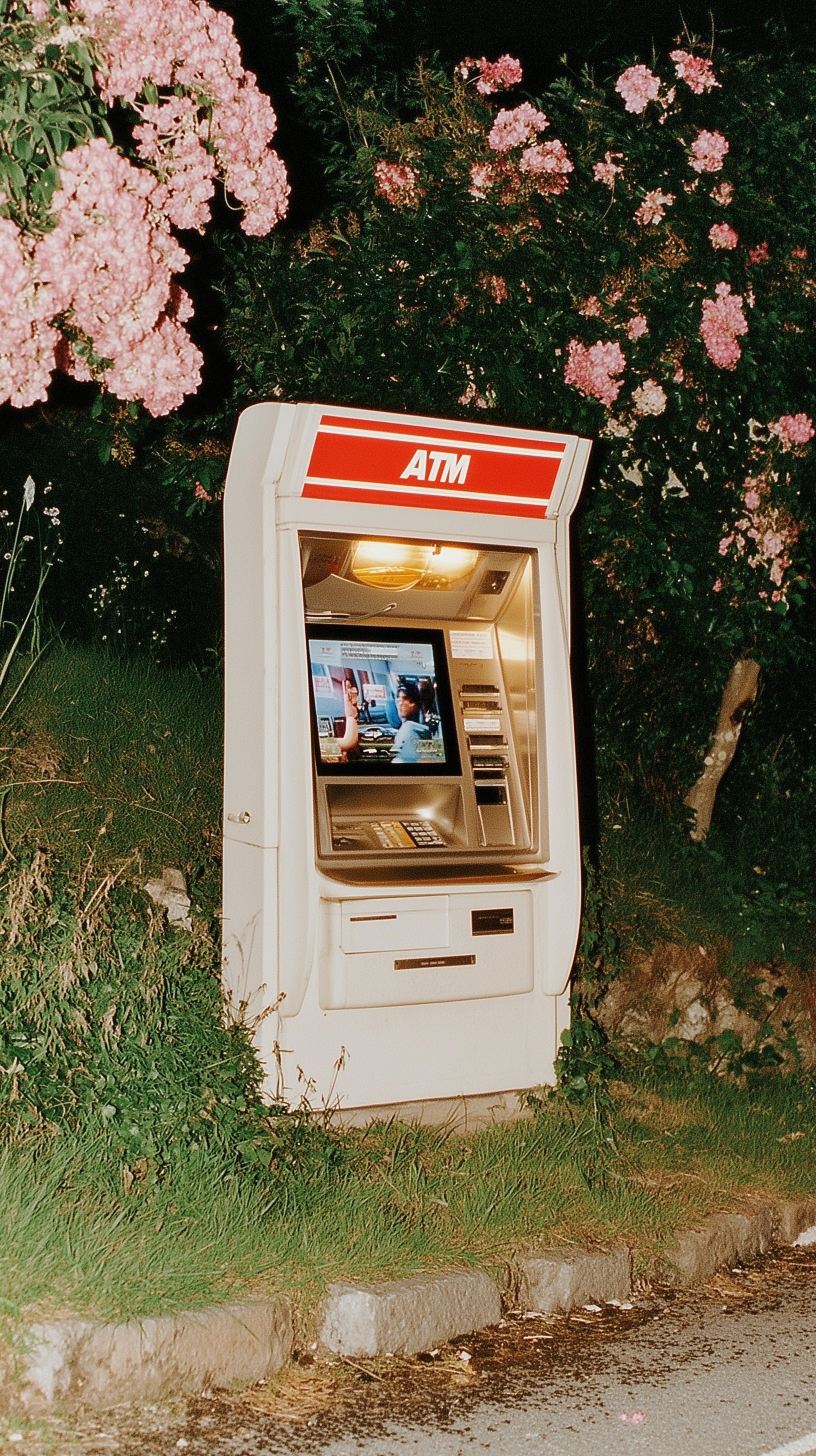 Surreal ATM in UK Countryside: A Unique Perspective
