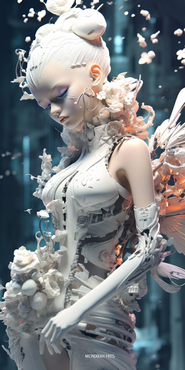 Hyper-Realistic Mandelbulb Portrait Photography