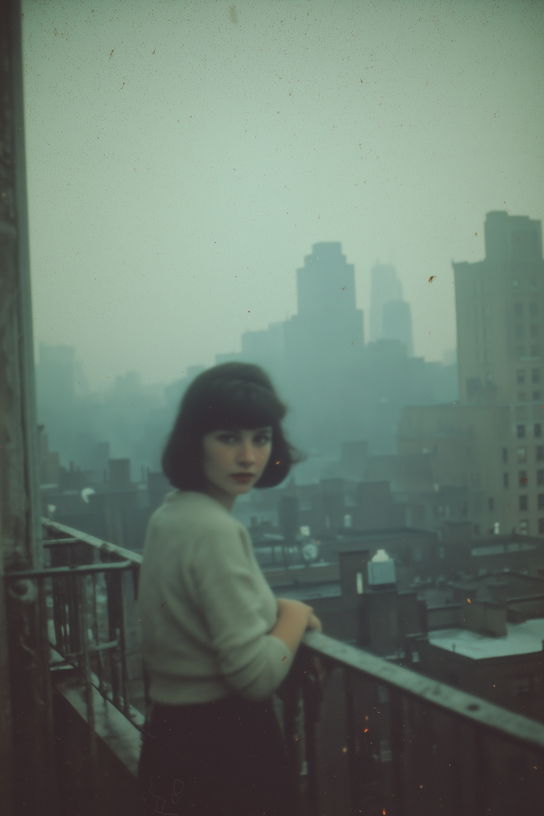 1960s NYC: A Melancholic Afternoon in Color