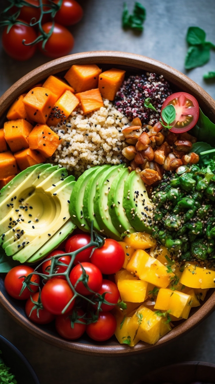 Zen Vegan Bowl: Colorful, Balanced & Minimalist