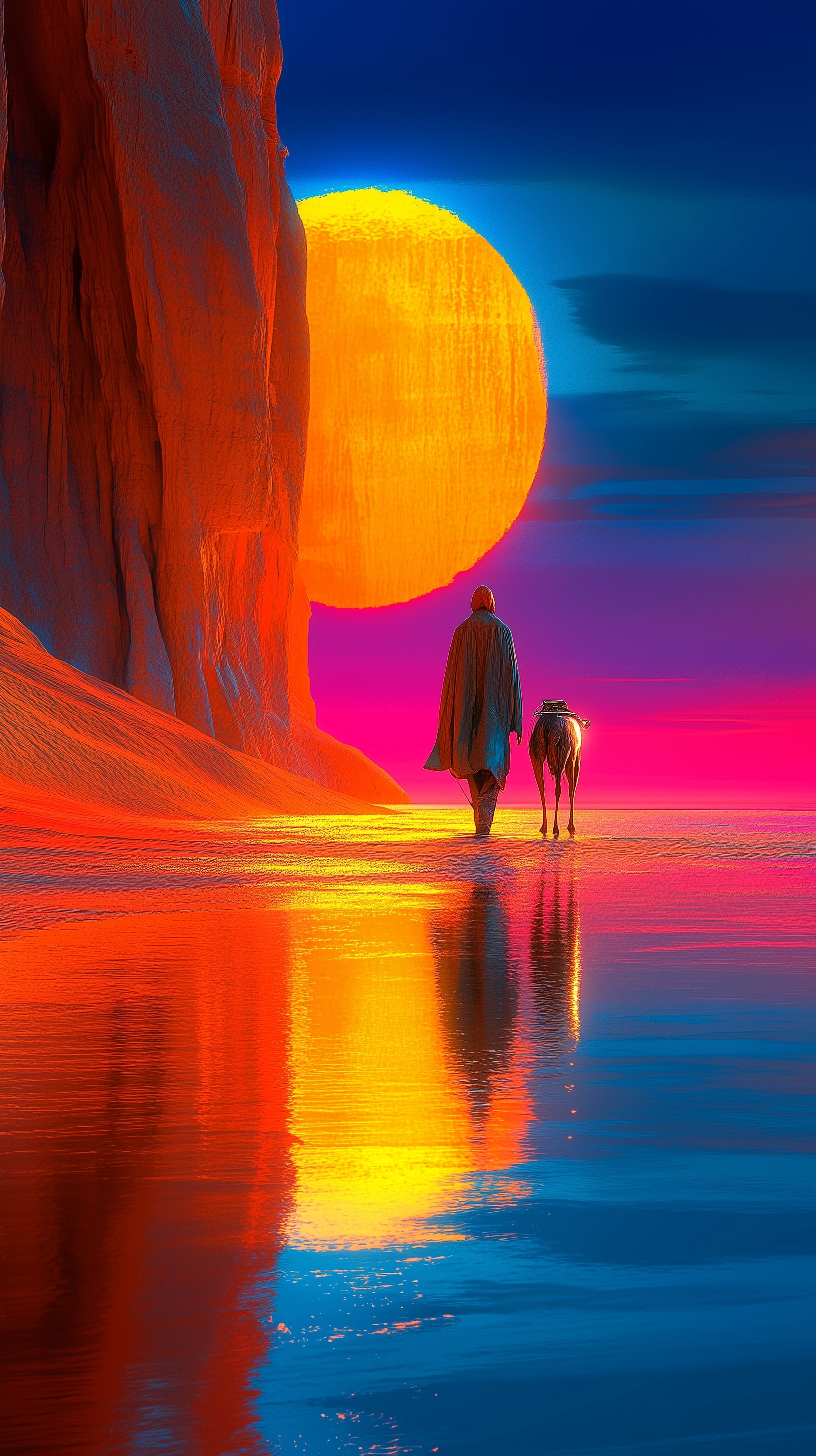 Captivating Moebius-Inspired Landscape Art