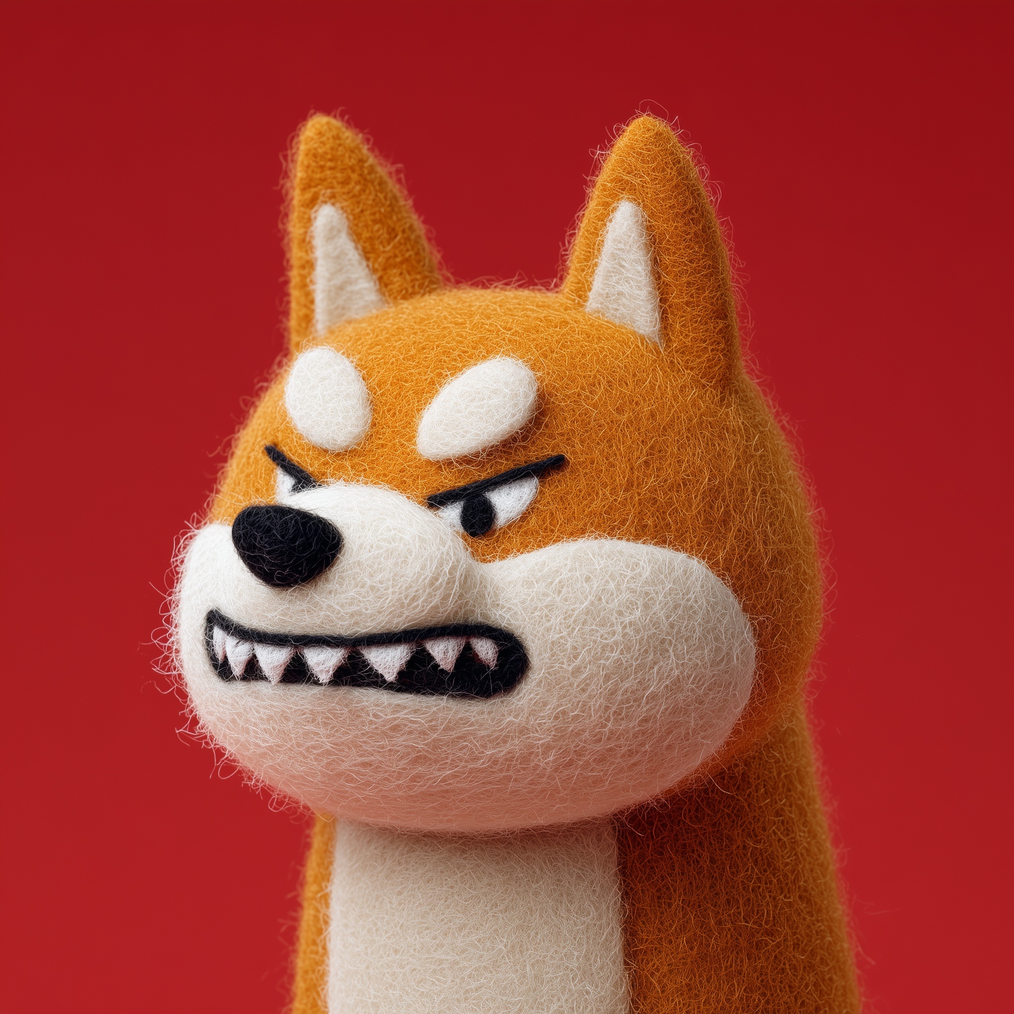 Sinister Shiba Inu: Adorable Pixar-Inspired Art