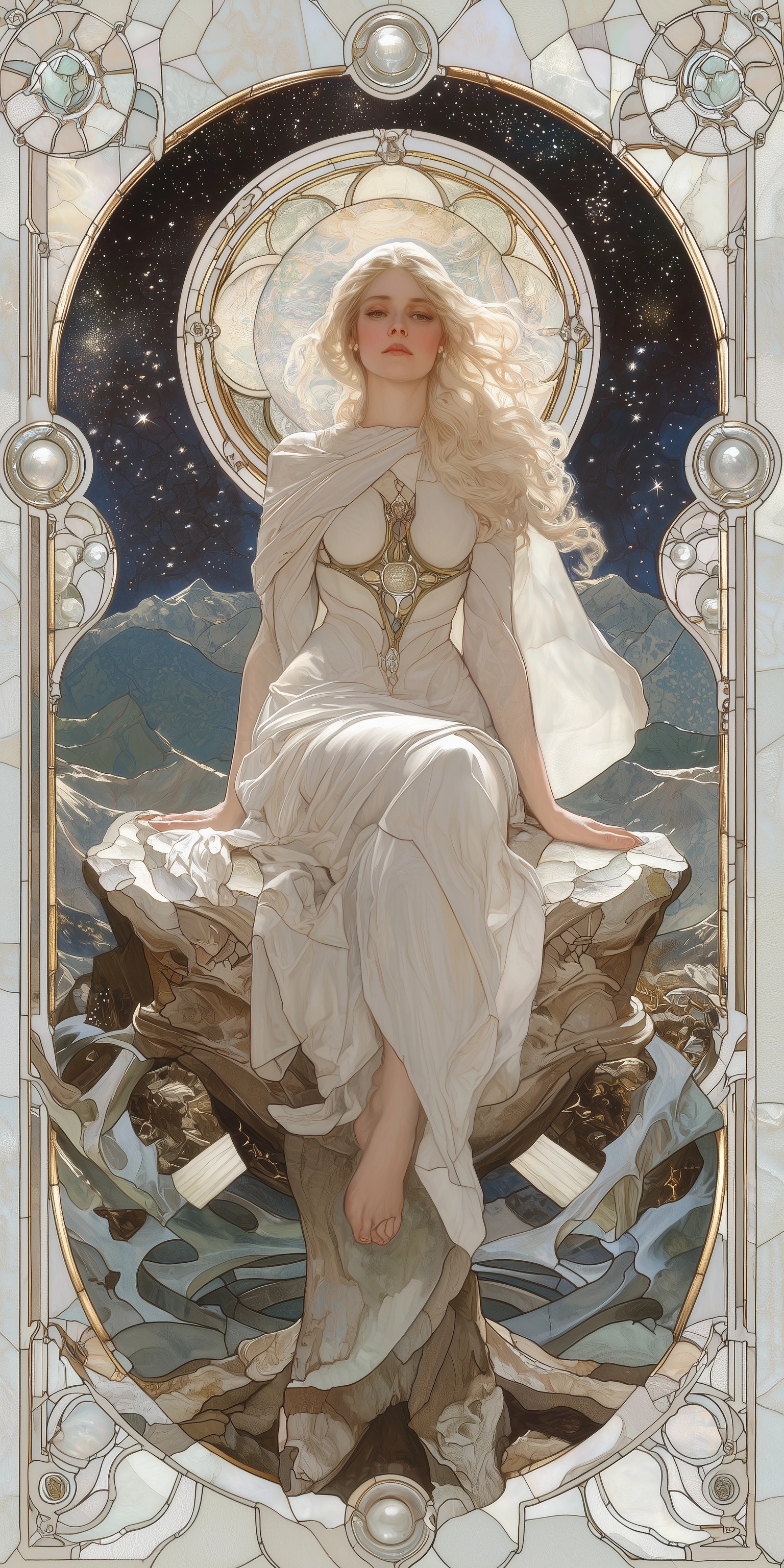 Art Nouveau Tarot: Mystic Insights & Luminosity