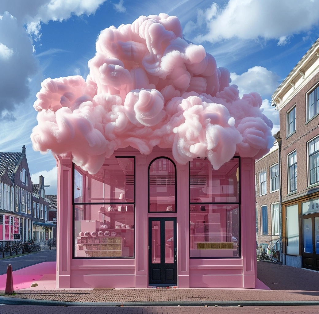 Dreamy Pink Cloud Shop in Amsterdam