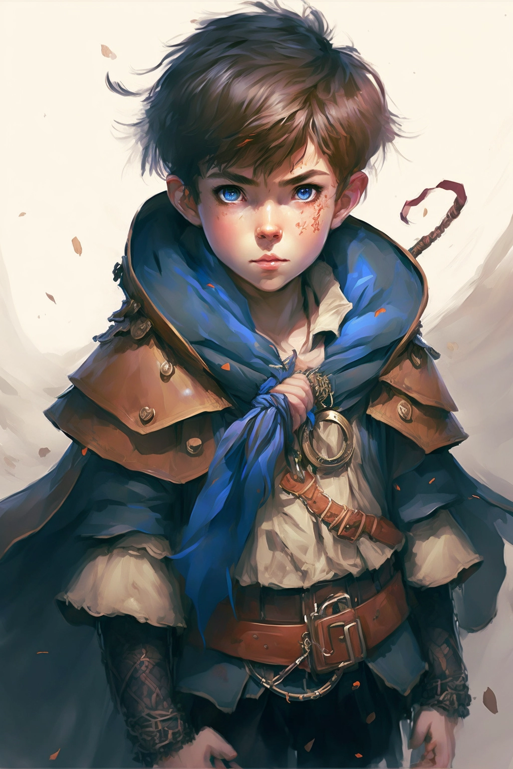 Medieval-inspired Anime Boy Art by Rossdraws