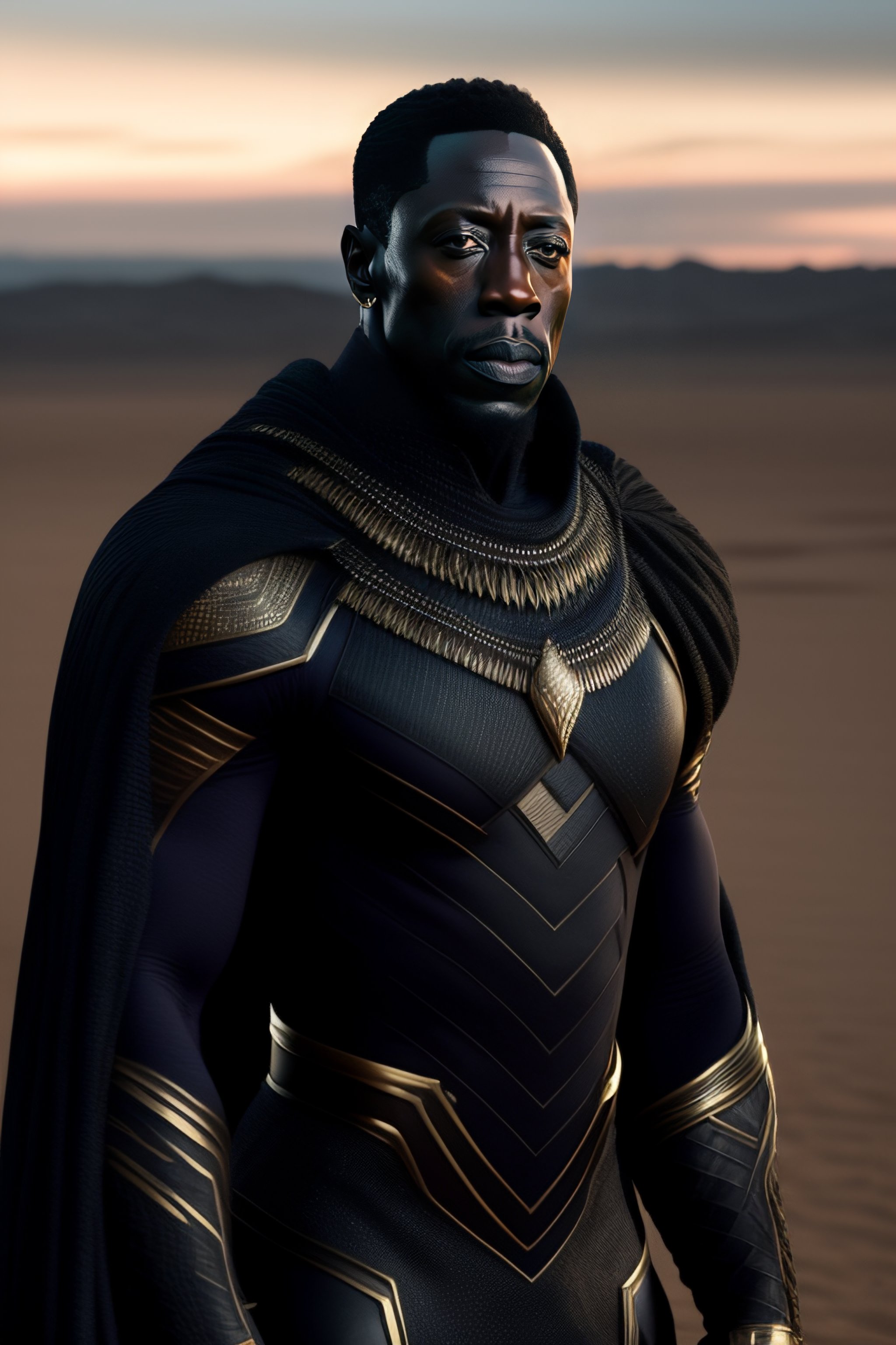 Get the Look: Wesley Snipes as T'Challa in Black Panther