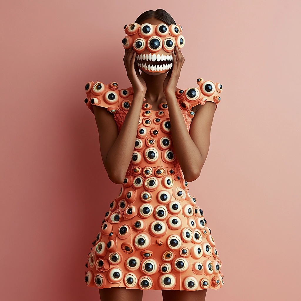 Surreal Fashion: Eyeball Dress & Bubble Couture