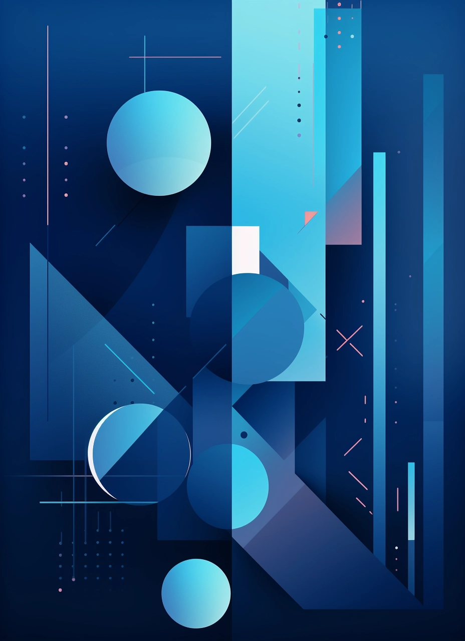 Blue Geometric Minimalism