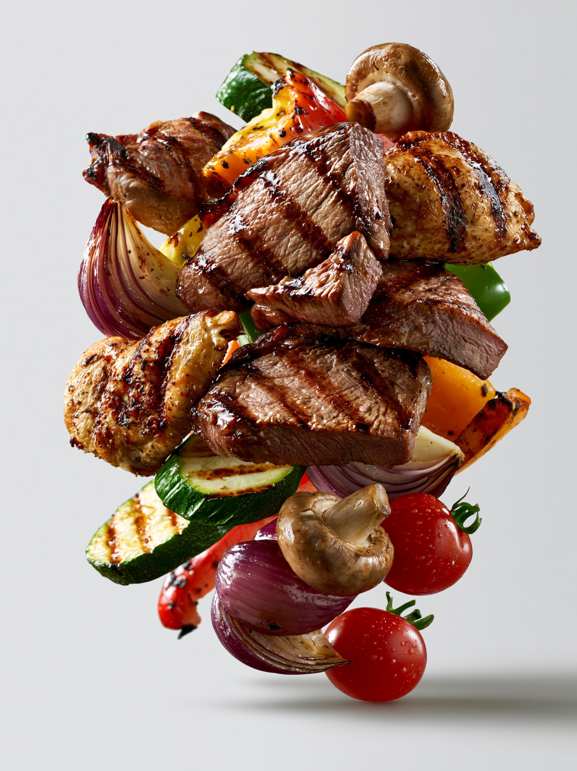 Dynamic Grilled Food Photography for Your Menu