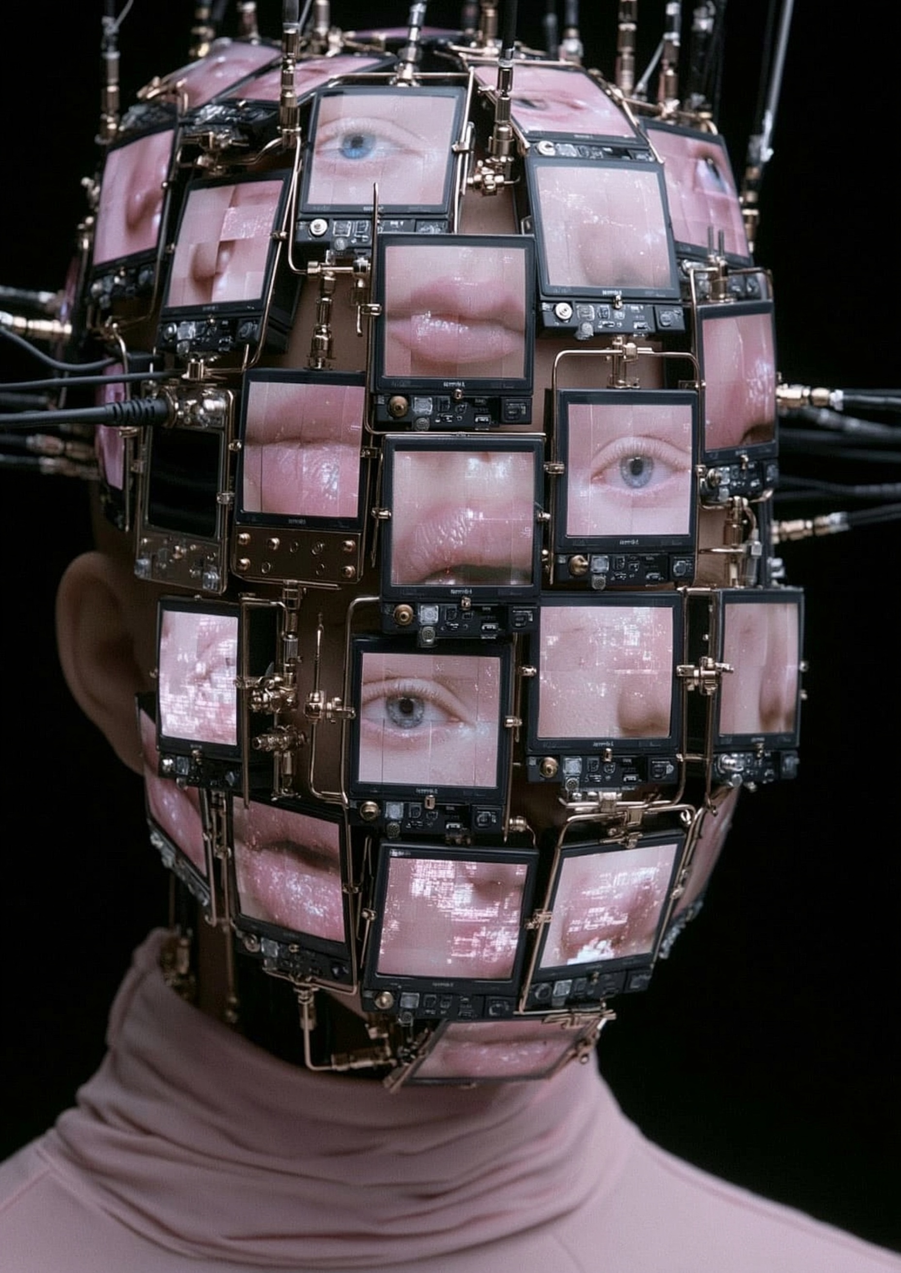 Futuristic Wearable Tech: Glitch Aesthetic Unveiled