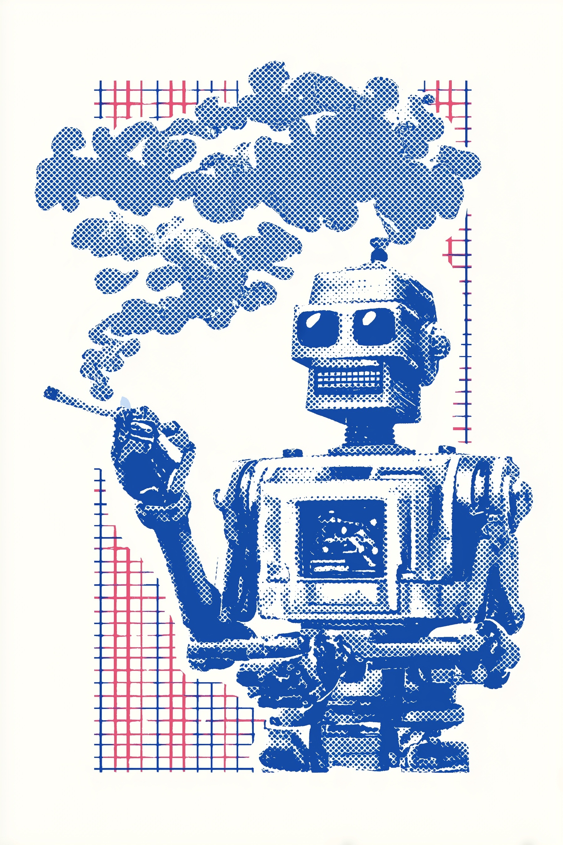 Robotic Duo: A Unique Take on Smoking