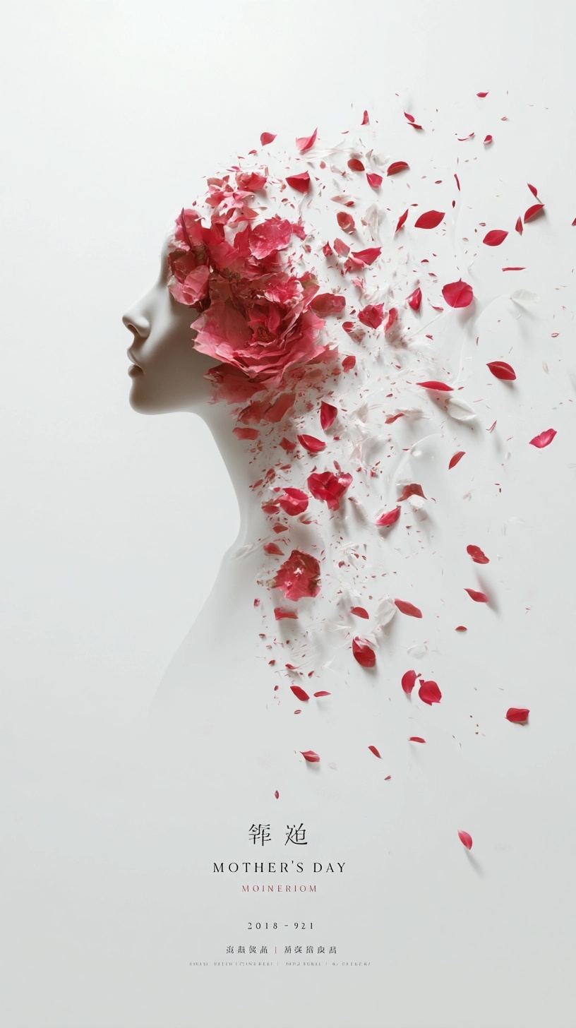 Elegant Mother's Day Poster: Celebrate Her Strength