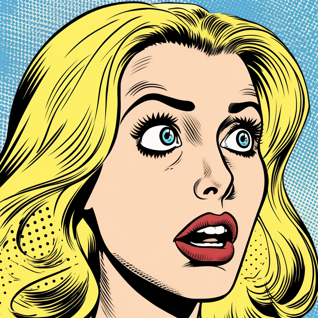 Shocked Blonde: Roy Lichtenstein's Ultra Wide Angle Art