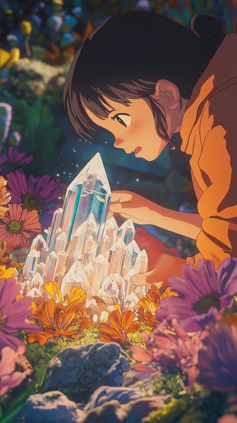 Discover Magic in a Vibrant Crystal Garden