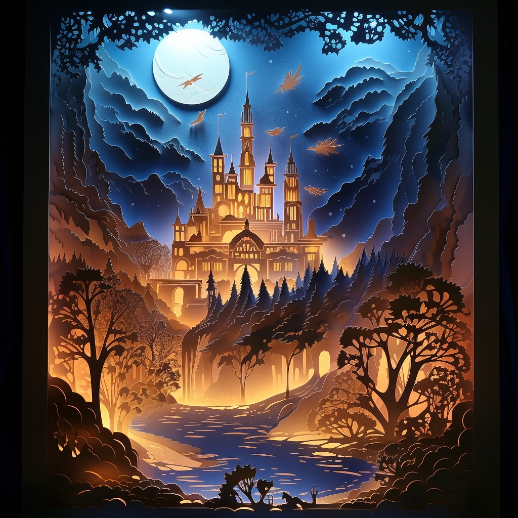 High-Quality 3D Paper Cuttings: Intricate Details & Clear Colors