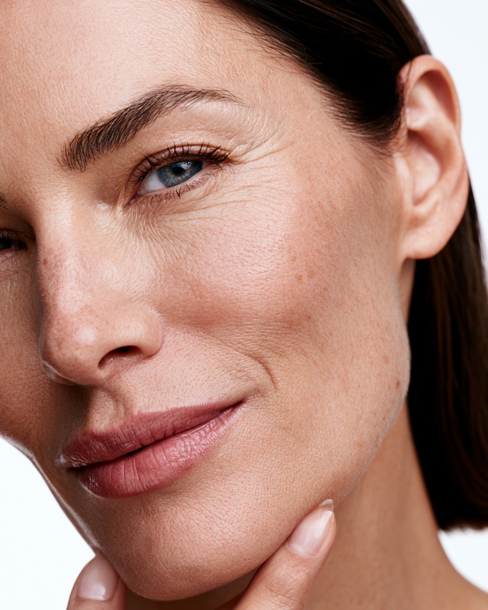Realistic Beauty: Premium Skincare Portraits