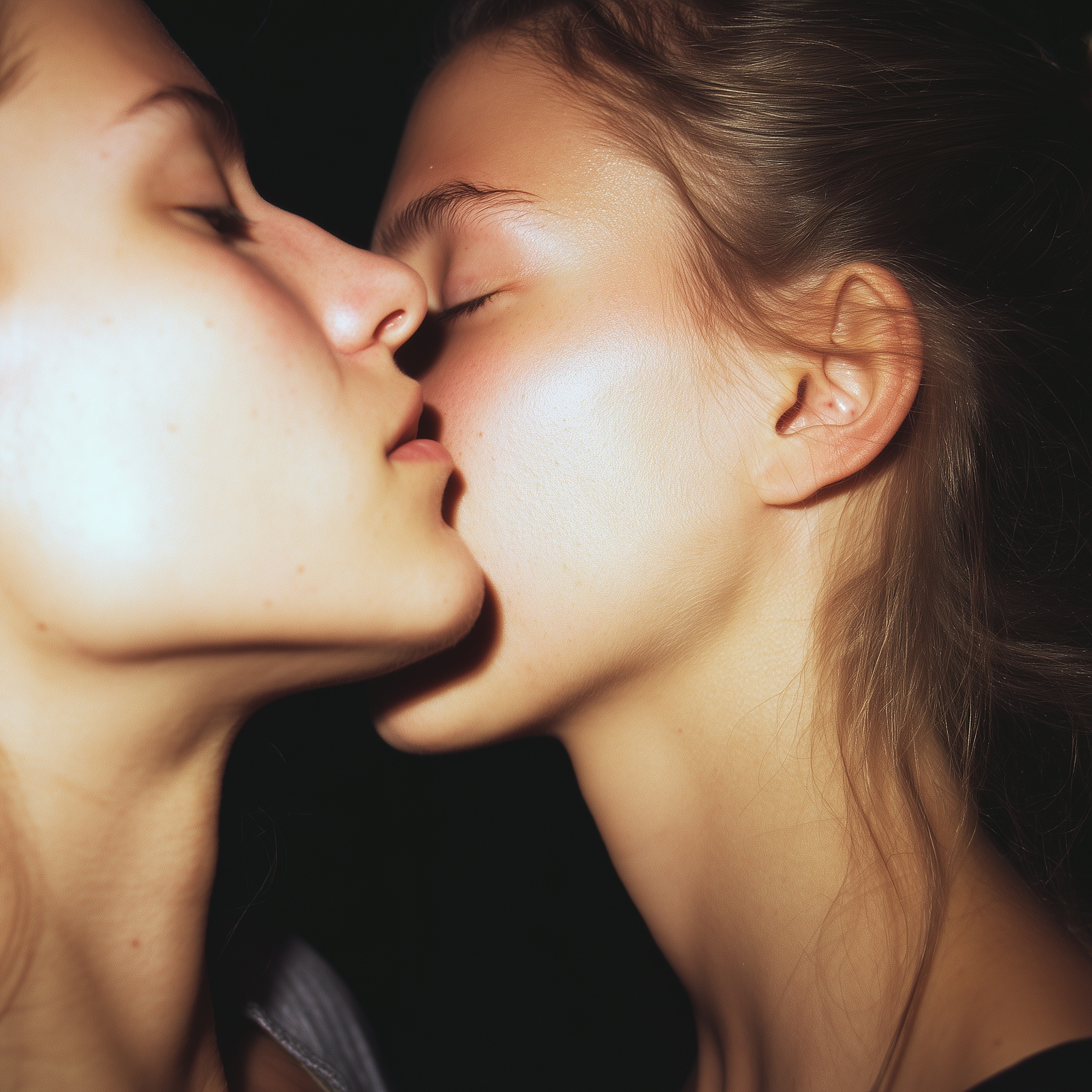 Cinematic Kiss: Passionate Moments in Modern Photography