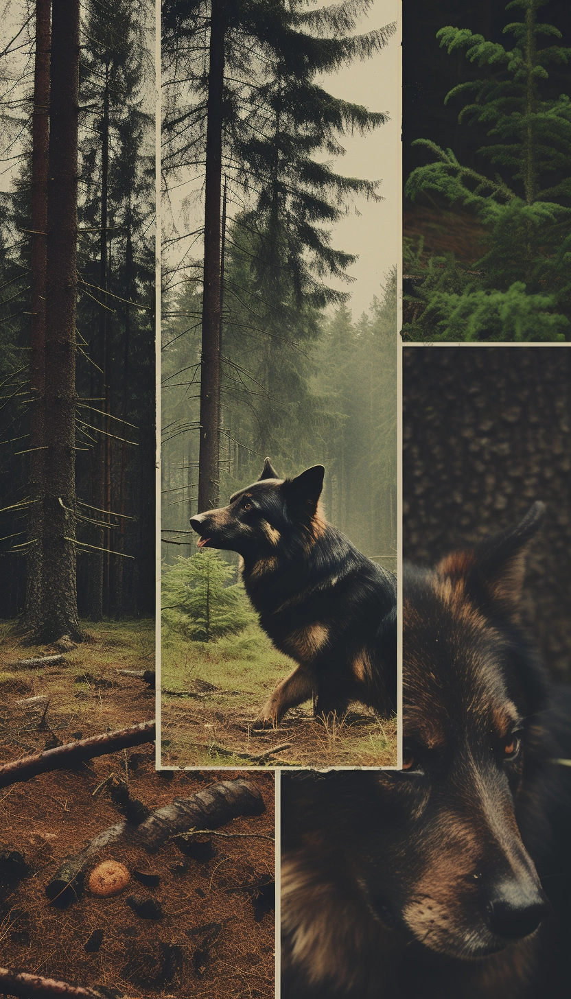 Enchanting Dog Portraits: Capturing the Spirit of the Forest