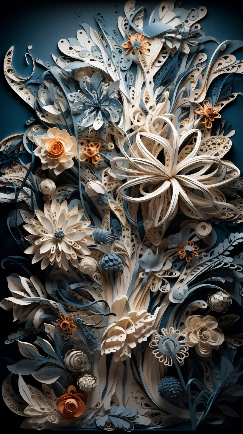 Ultra HD Paper Quilling: Intricate Baroque Patterns