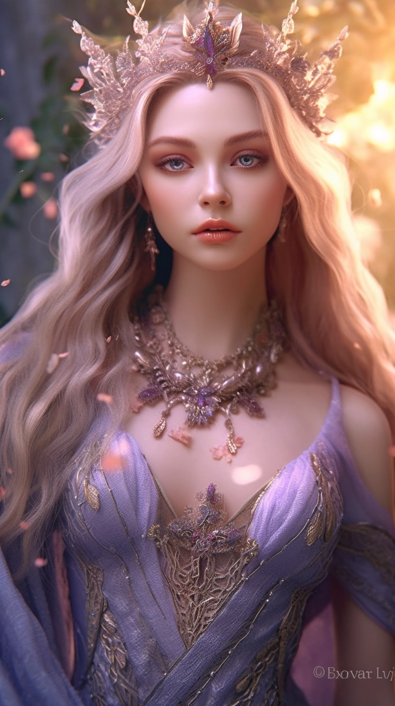 Elvish Princess: Hyperrealistic Cinematic Portrait