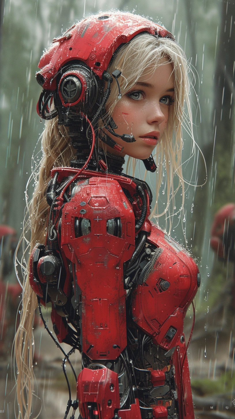 Pretty Mech Girl: Cool & Futuristic Full Body Robot