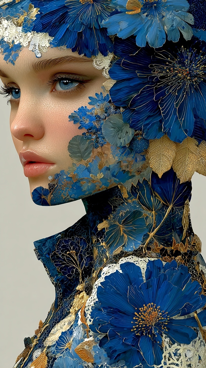 Ethereal Floral Fantasy Art: A Dreamlike Escape
