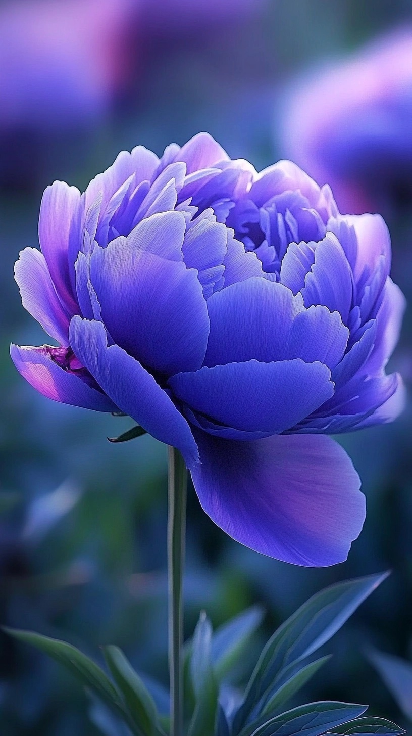 Enchanting Purple Peonies at Dusk: Capture the Magic