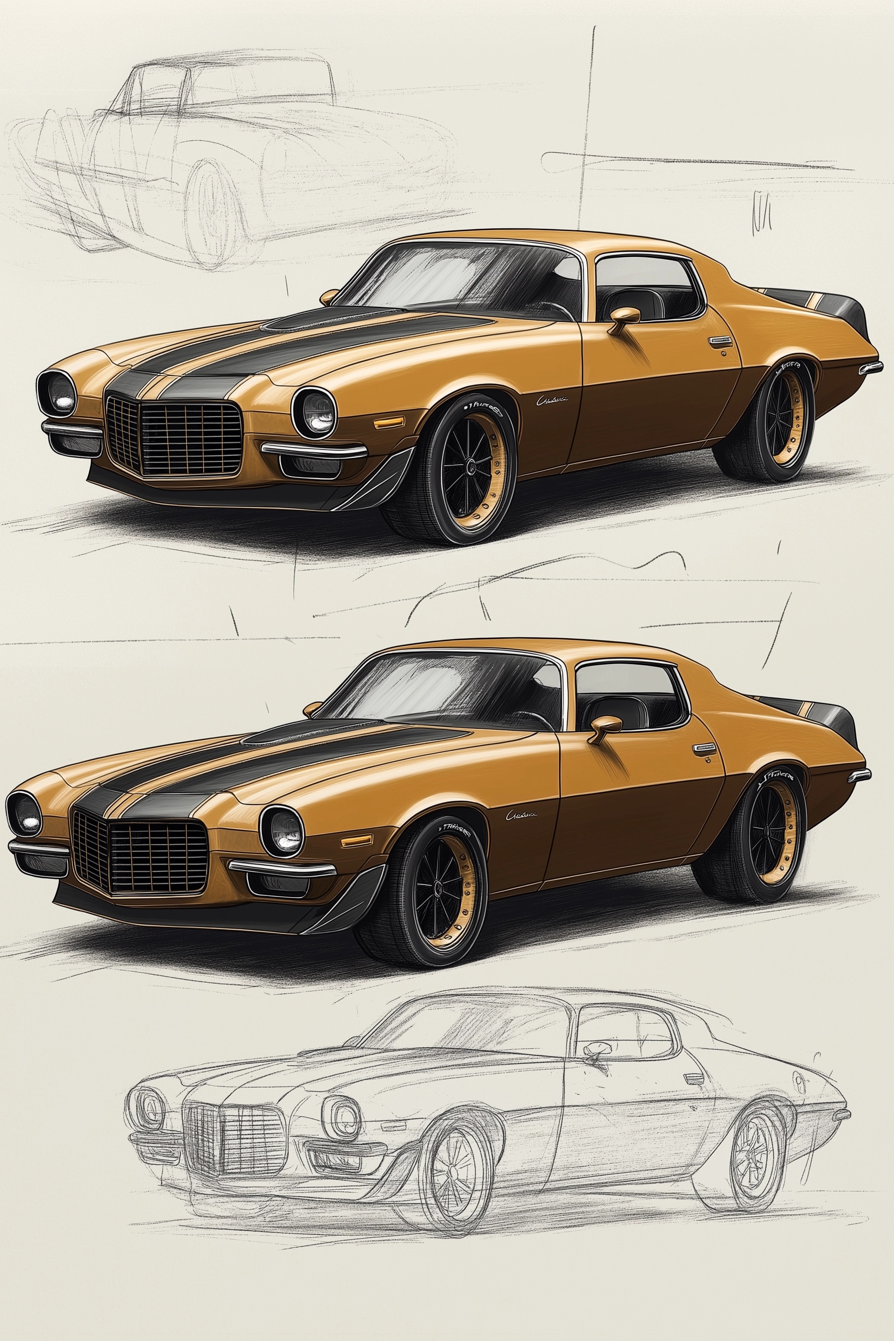 Classic 1970 Chevy Camaro: Timeless 70s Design