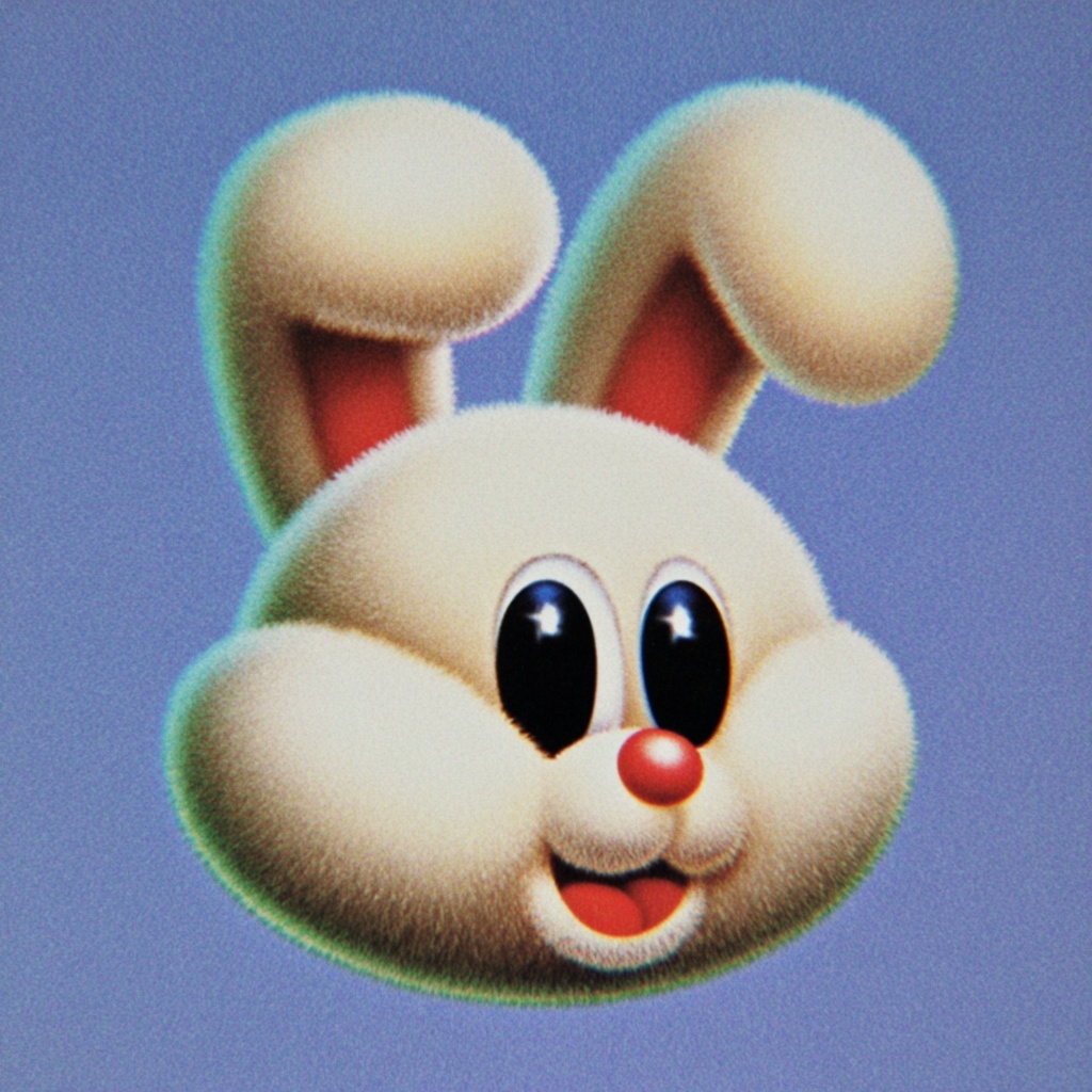 Charming Portrait of a Playful Rabbit