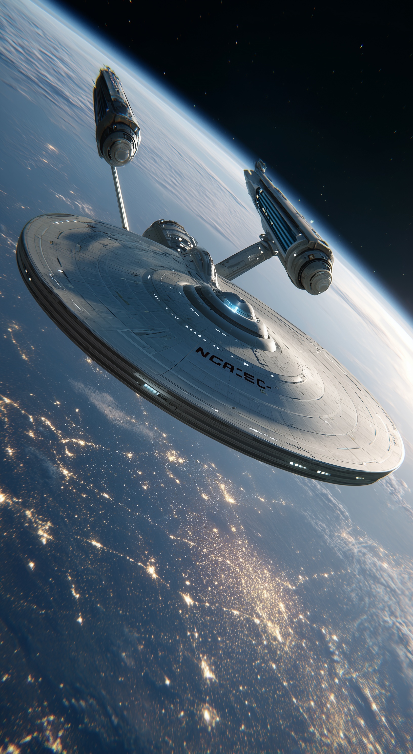 Building the Future: Starfleet Ship in Orbit