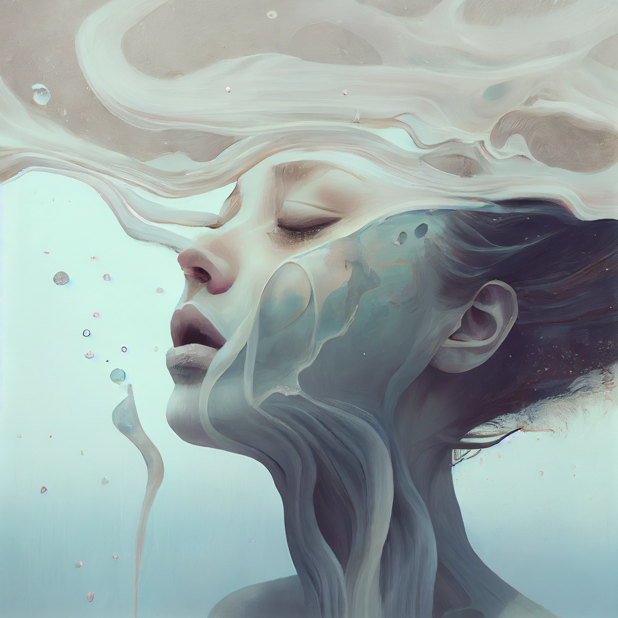 Water Woman Art by Nguyen, Mohrbacher & Knight