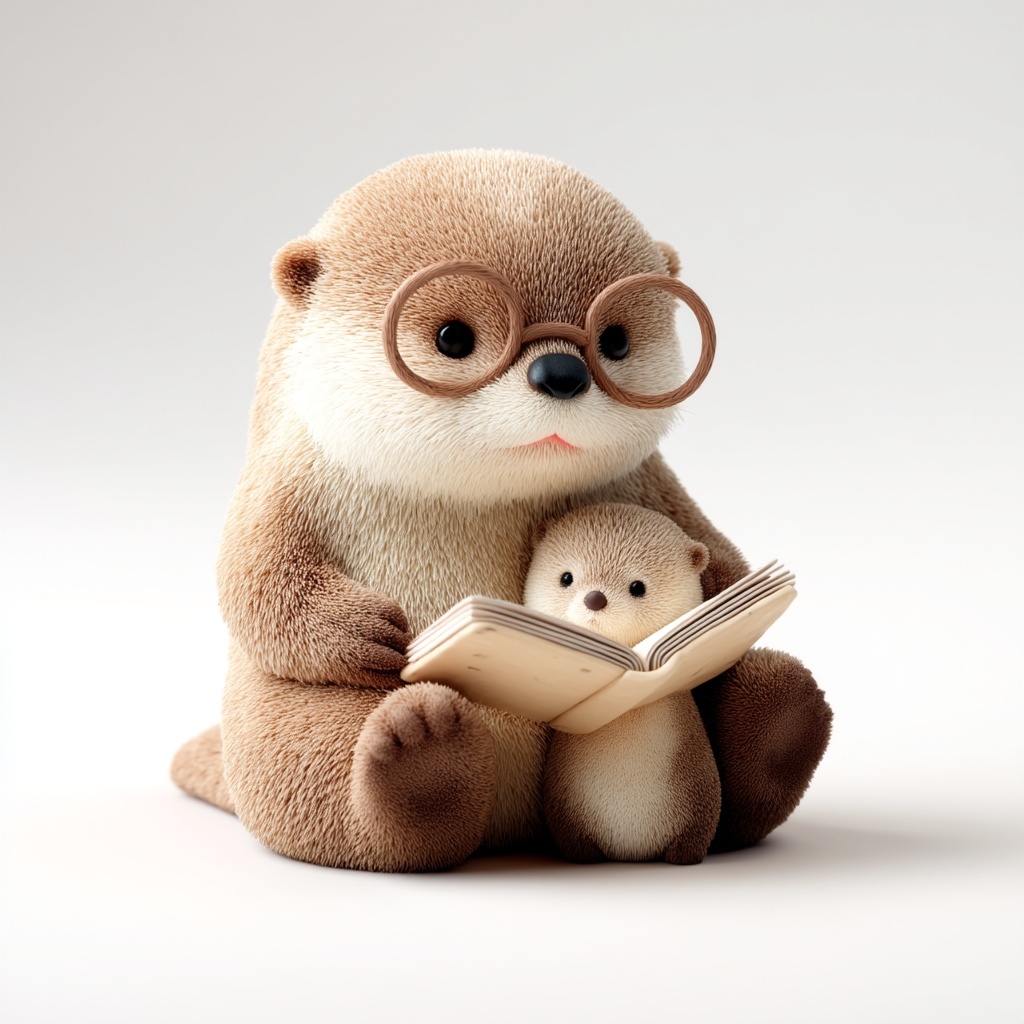 Adorable Otter Bookends for Cozy Decor