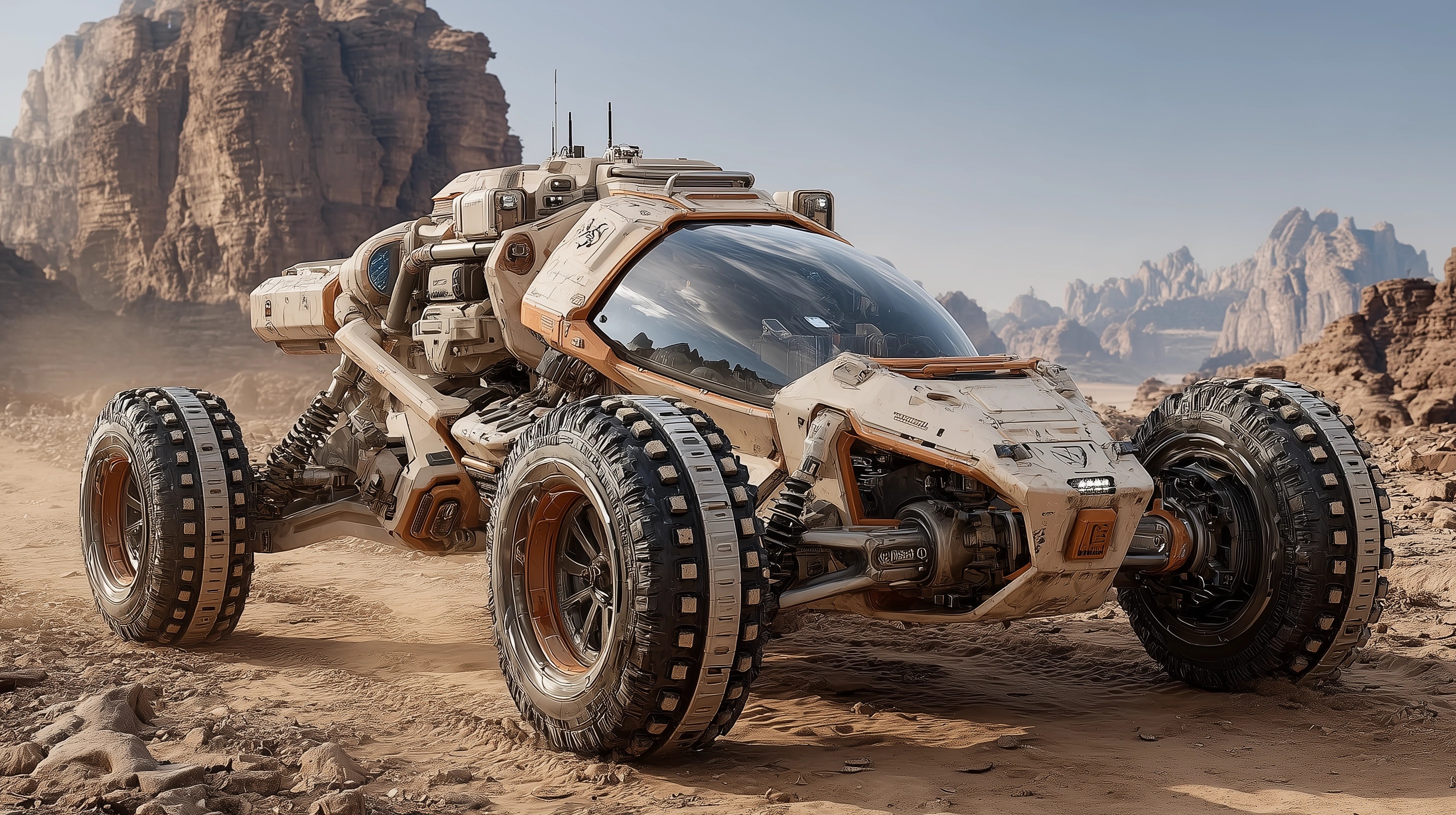 Futuristic Off-Road Buggy for Rugged Adventures