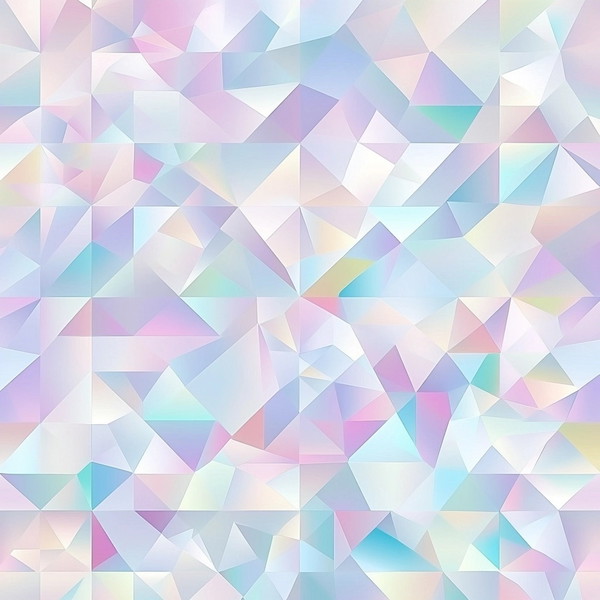 Pastel Triangle Mosaic: Calming Wallpaper Design