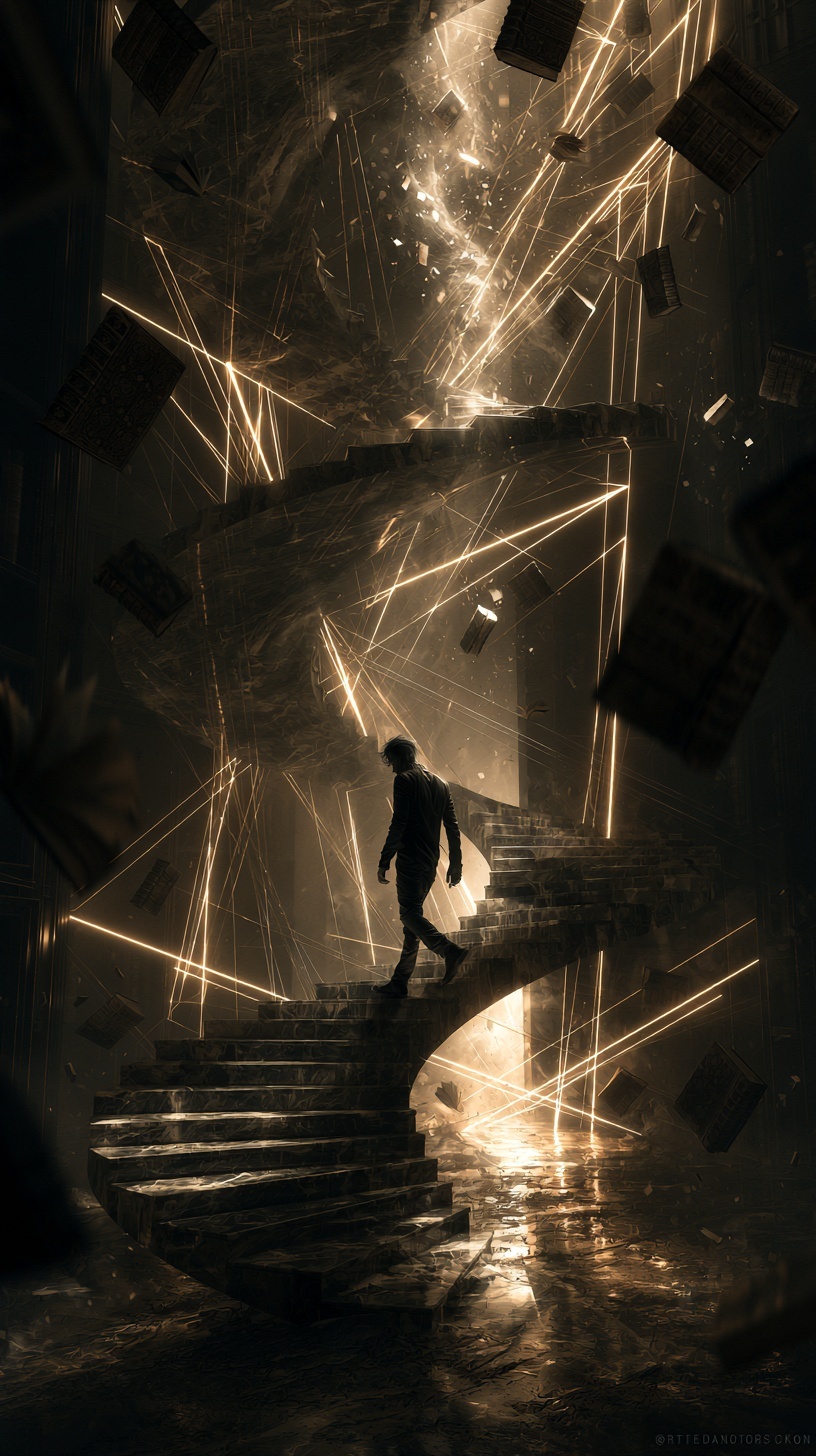 Illusion of Progress: A Cinematic Fine-Art Journey