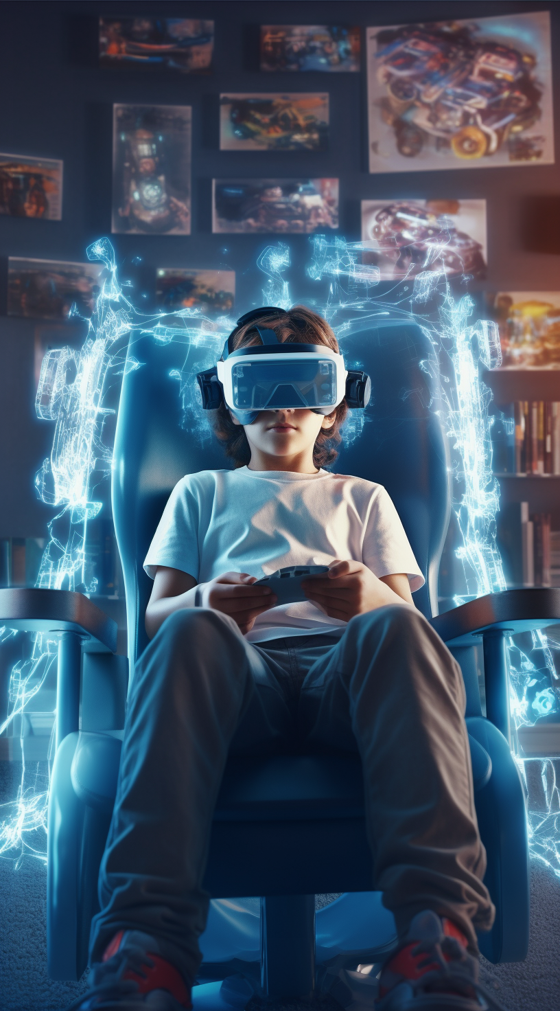 Futuristic VR Experience: Immersive Living Room in UHD